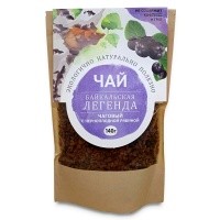 Чай чаговый с черноплодной рябиной, Байкальская легенда, 140 гр Чай чаговый с черноплодной рябиной, Байкальская легенда, 140 гр