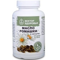 Масло ромашки в капсулах, Вектор здоровья Масло ромашки в капсулах, Вектор здоровья