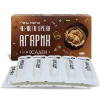 Нуксаден Агарик бразильский, свечи черного ореха, Фитэко, 10 шт Нуксаден Агарик бразильский, свечи черного ореха, Фитэко, 10 шт