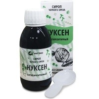 Сироп черного ореха Нуксен Антипаразитарный с пребиотиком, лисичкой и др., Фитэко, 125 мл Сироп черного ореха Нуксен Антипаразитарный с пребиотиком, лисичкой и др., Фитэко, 125 мл