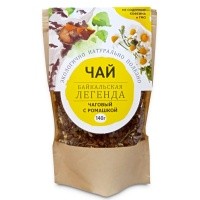 Чай чаговый с ромашкой, Байкальская легенда, 140 гр Чай чаговый с ромашкой, Байкальская легенда, 140 гр