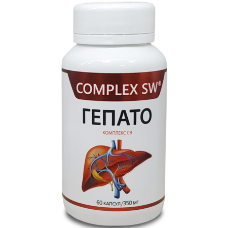 Гепато, растительный гепатопротектор для печени, Оптисалт (60 капсул)