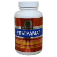 УльтраМаг, магний цитрат 130мг, В-2 1,55мг, В-6 2мг, Витамакс (Vitamax), 60 капсул — «МагазинВитамин»