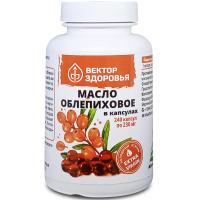 Масло облепиховое в капсулах, Вектор здоровья Масло облепиховое в капсулах, Вектор здоровья