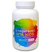 Стронгбокс Вита Кидс, VITA KIDS, витаминно-минеральный комплекс для детей, Вита-Стандарт, 60 ж/таб Стронгбокс Вита Кидс, VITA KIDS, витаминно-минеральный комплекс для детей, Вита-Стандарт, 60 ж/таб