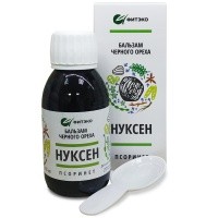 Нуксен псоринет, бальзам черного ореха, софора, золотой ус, аралия, чага и др, Фитэко, 100 мл Нуксен псоринет, бальзам черного ореха, софора, золотой ус, аралия, чага и др, Фитэко, 100 мл