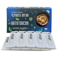Нуксаден АнтиТоксин, свечи черного ореха с расторопшей, лецитином и экстрактами трав, Фитэко, 10 шт Нуксаден АнтиТоксин, свечи черного ореха с расторопшей, лецитином и экстрактами трав, Фитэко, 10 шт