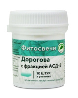 Фитосвечи Дорогова с фракцией АСД-2, антисептик, противоопухолевый, Материя Био Профи, 10 шт (Баночка, 10 шт) Фитосвечи Дорогова с фракцией АСД-2, антисептик, противоопухолевый, Материя Био Профи, 10 шт (Баночка, 10 шт)